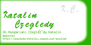 katalin czegledy business card